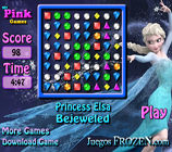 Game Princess Elsa Bejeweled