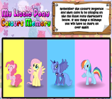 My Little Pony Colours Memory